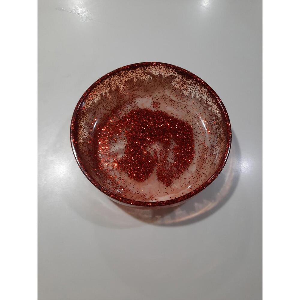 Handmade bowl 8 x‎ 2in- epoxy resin